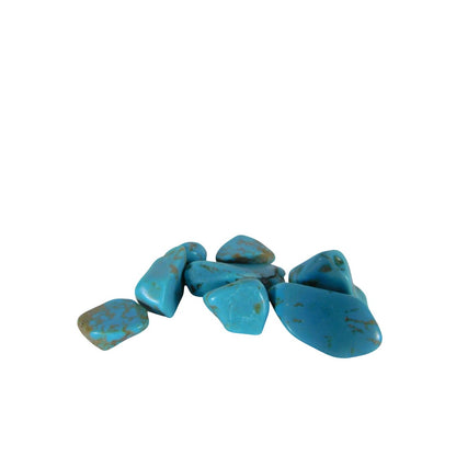 Blue Dyed Howlite Tumbled Stone Lot Turquoise Look Polished Crystal Stones