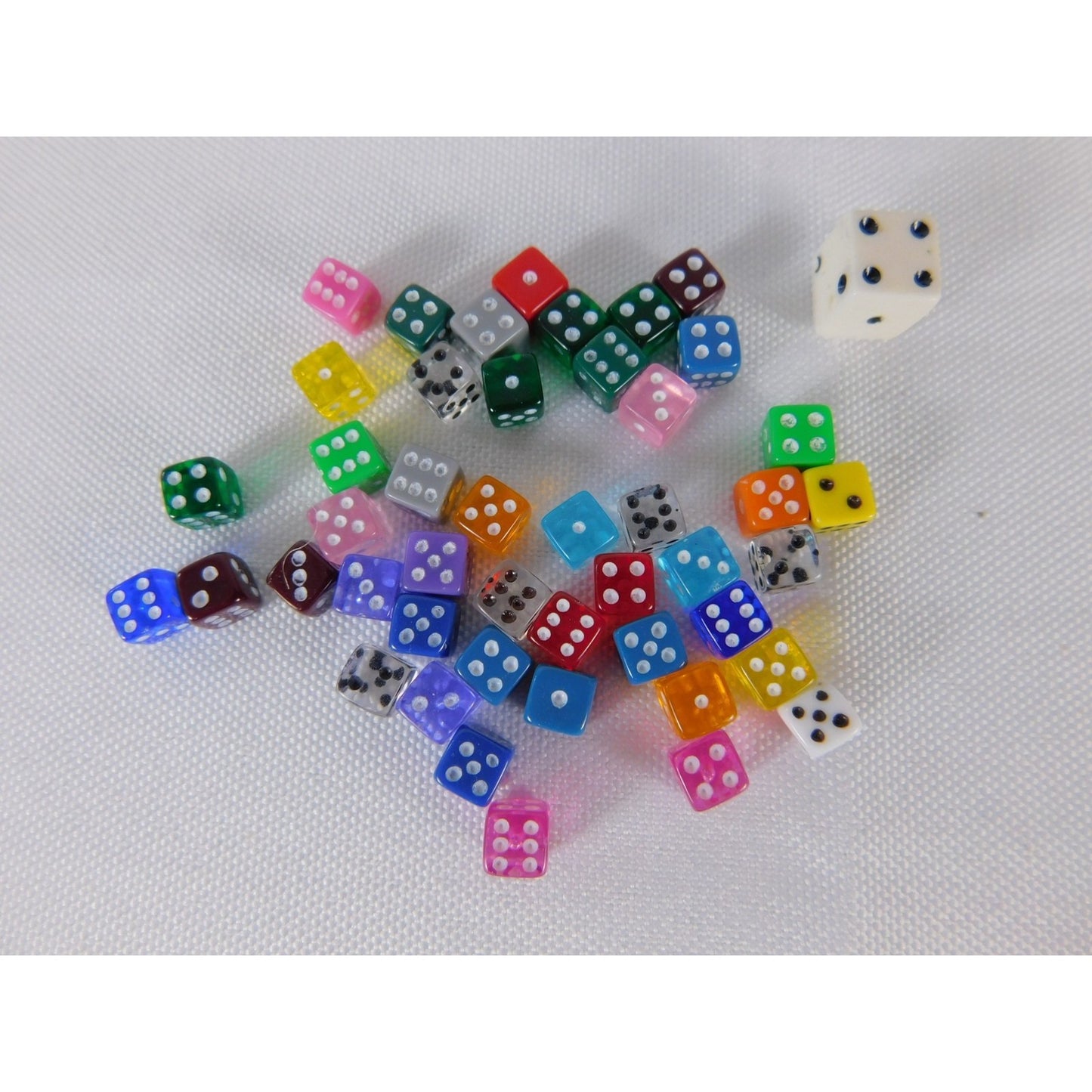 Assorted Mini 6 Sided Dice Lot With Percentile D10 RPG Polyhedral Set Dice