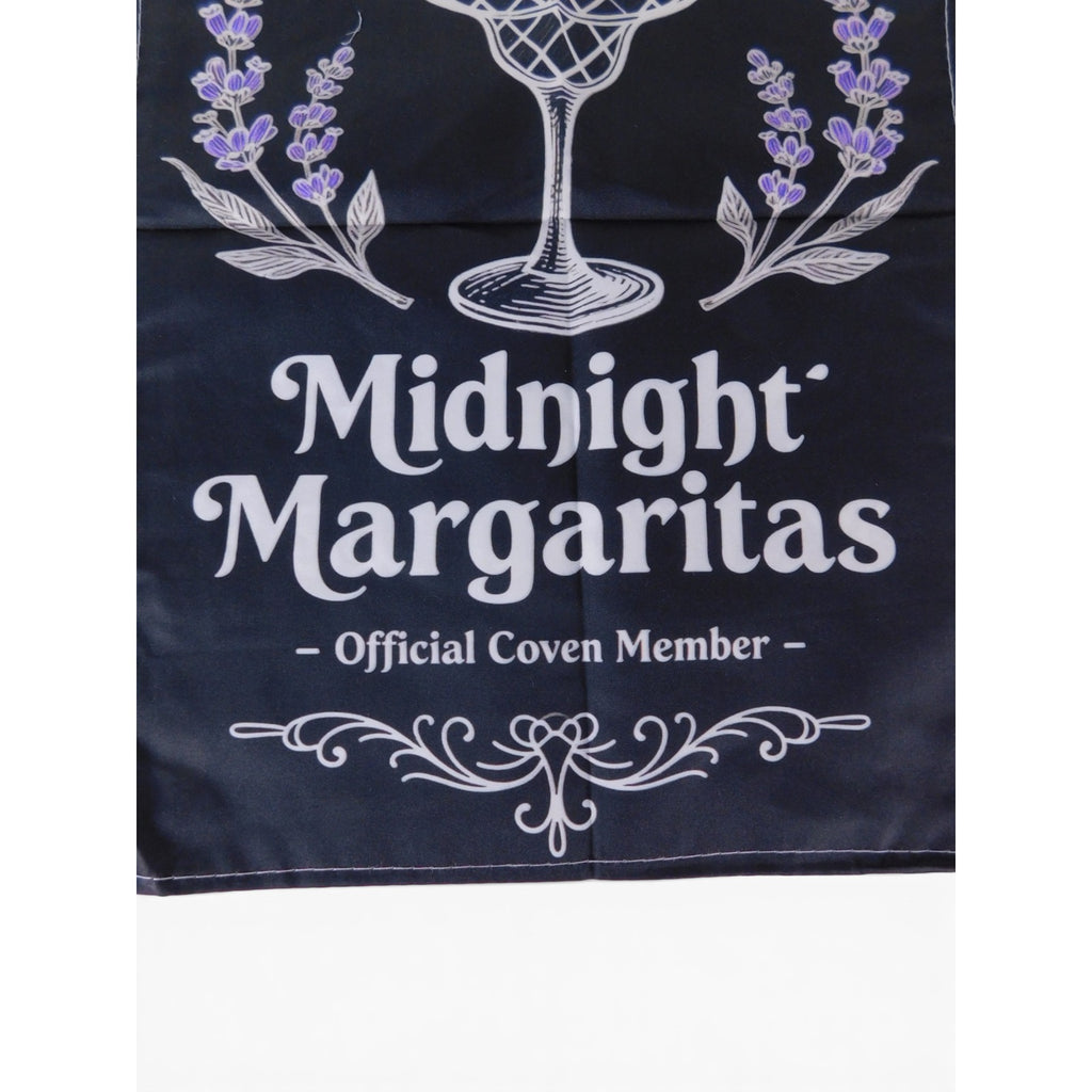 Midnight Margaritas Garden Flag 18x12 Magic Witchy Party Outdoor Decor