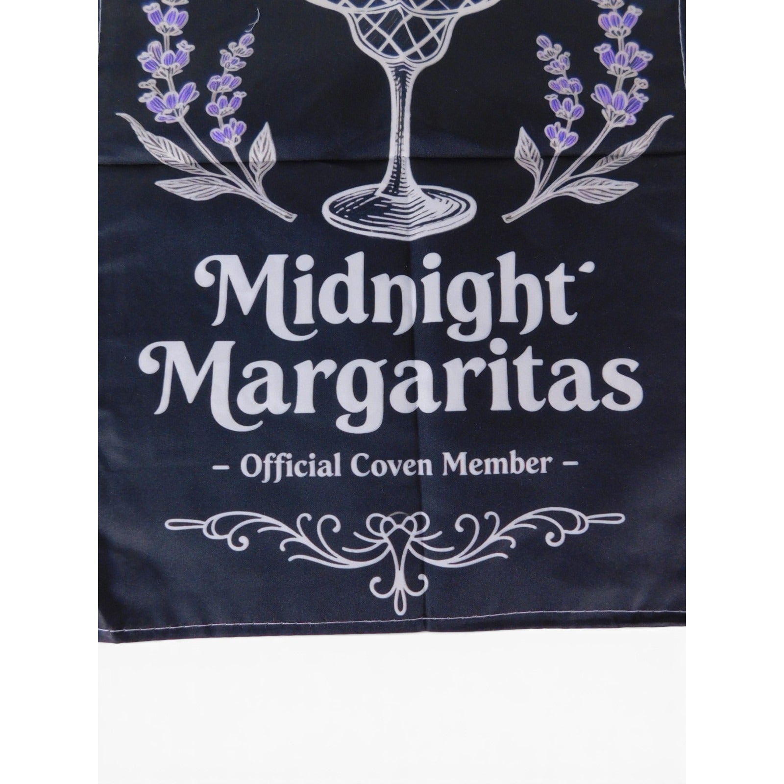 Midnight Margaritas Garden Flag 18x12 Magic Witchy Party Outdoor Decor