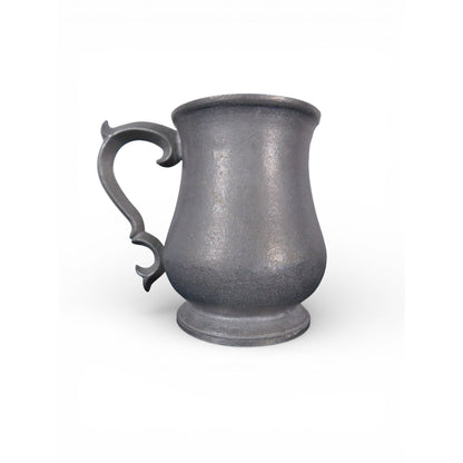 Vintage Wilton Armetale Pewter Tankard Mug Pint Ornate Handle