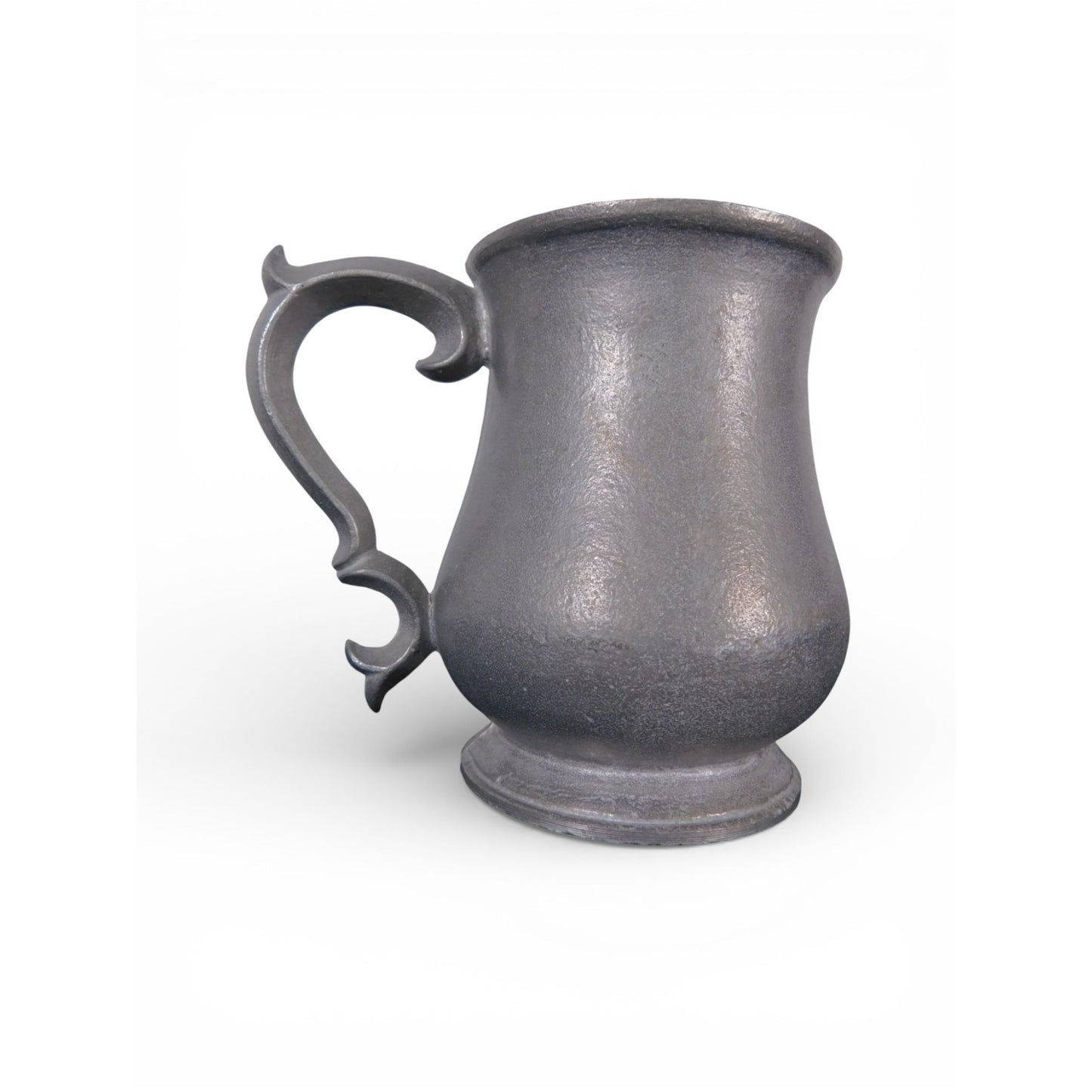 Vintage Wilton Armetale Pewter Tankard Mug Pint Ornate Handle