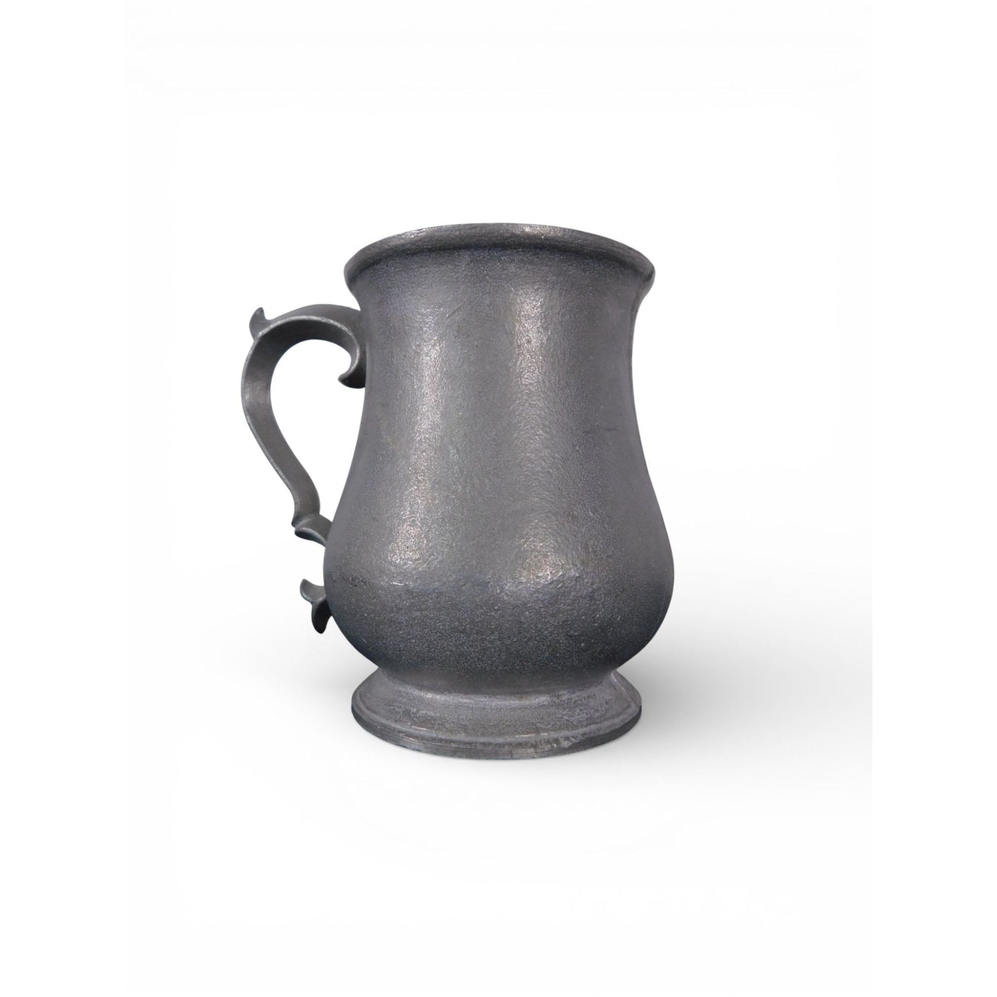 Vintage Wilton Armetale Pewter Tankard Mug Pint Ornate Handle