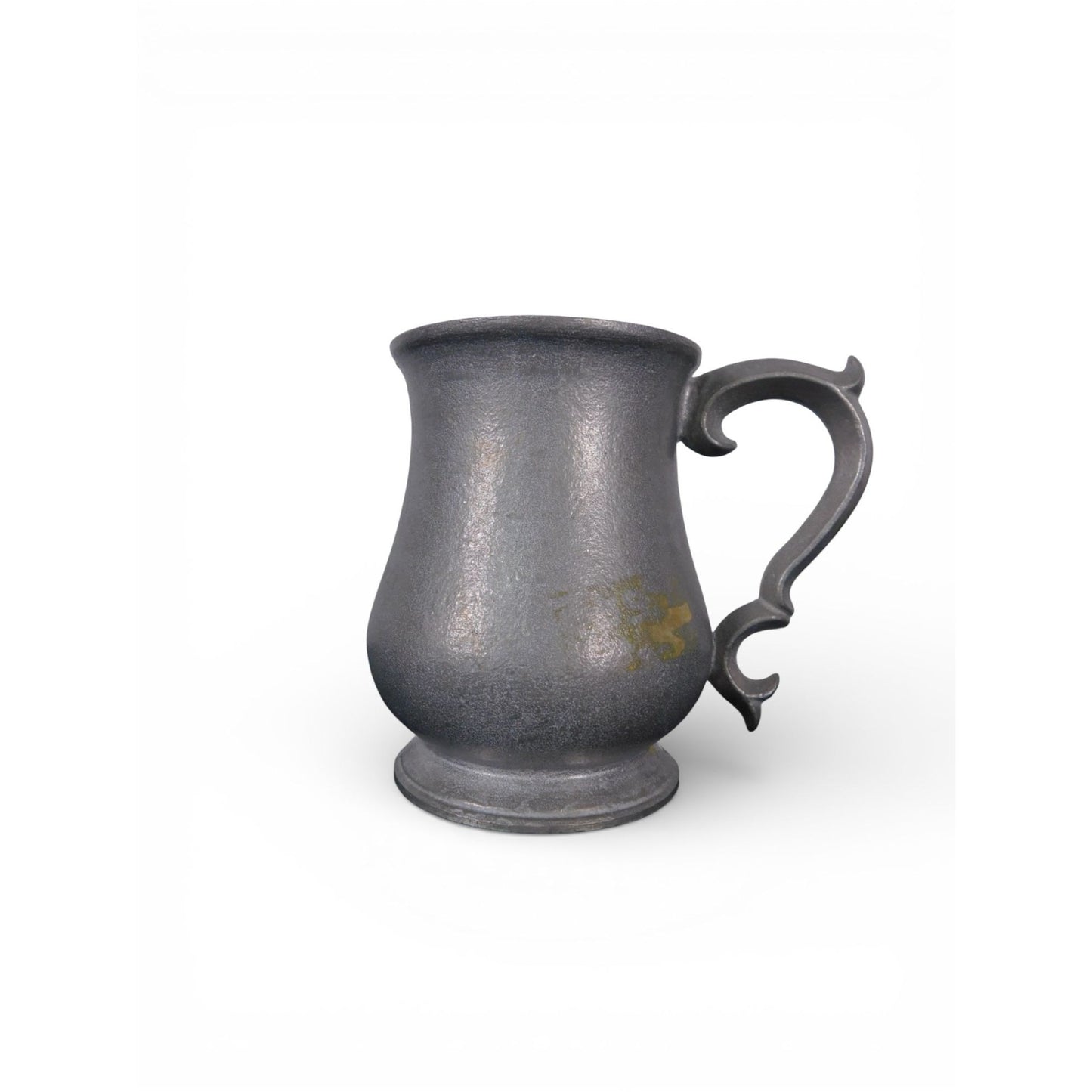 Vintage Wilton Armetale Pewter Tankard Mug Pint Ornate Handle