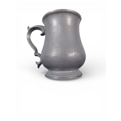 Vintage Wilton Armetale Pewter Tankard Mug Pint Ornate Handle