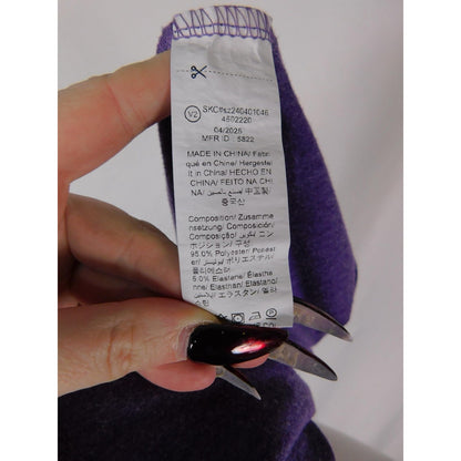 SHEIN Curve Purple Heathered Maxi Dress 1XL - Stretch Tank V-Neck - Excellent