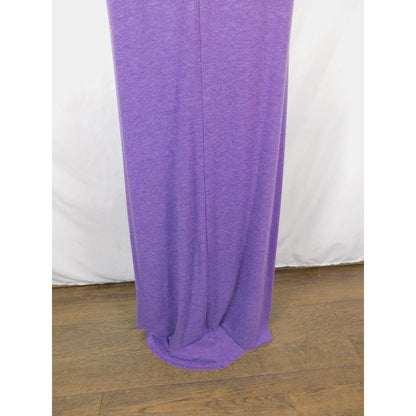 SHEIN Curve Purple Heathered Maxi Dress 1XL - Stretch Tank V-Neck - Excellent