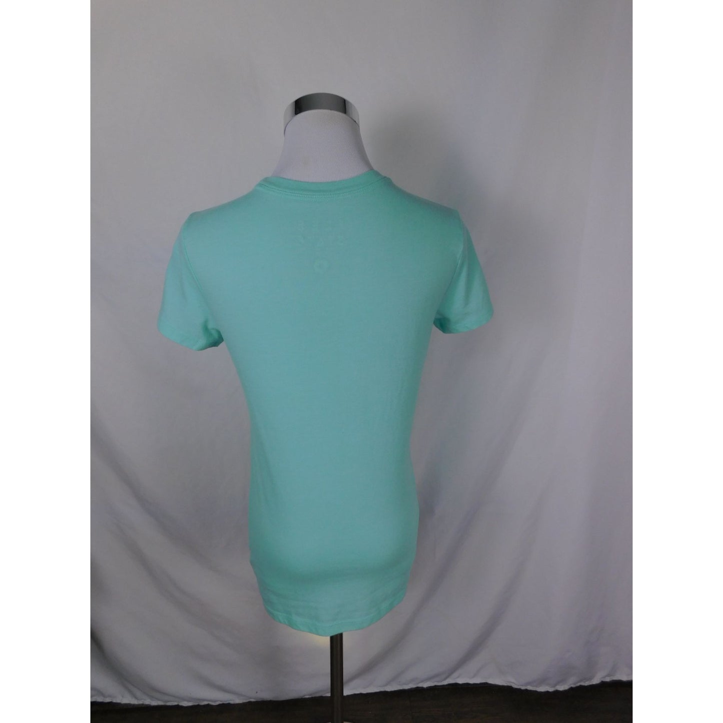 Free State M Moon & Flowers Tee Celestial Witchcore Graphic Shirt Aqua