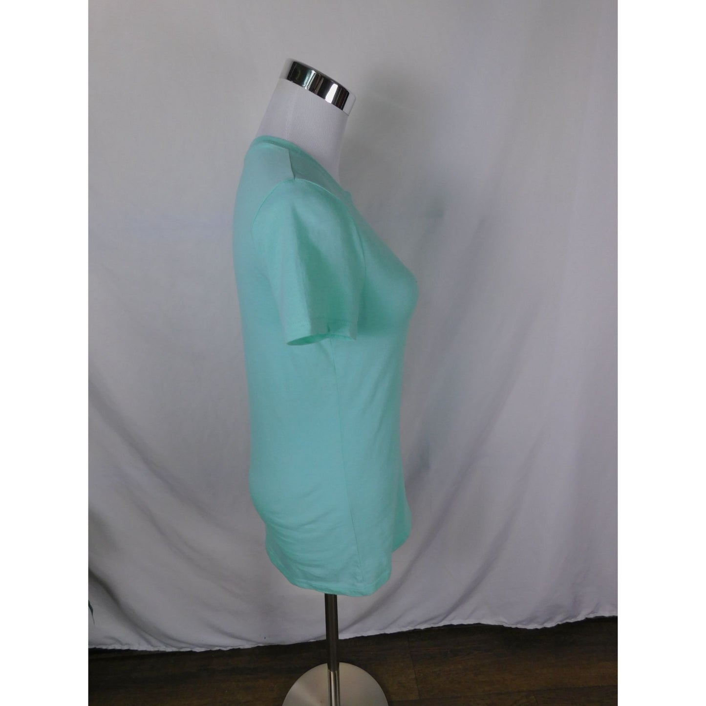 Free State M Moon & Flowers Tee Celestial Witchcore Graphic Shirt Aqua