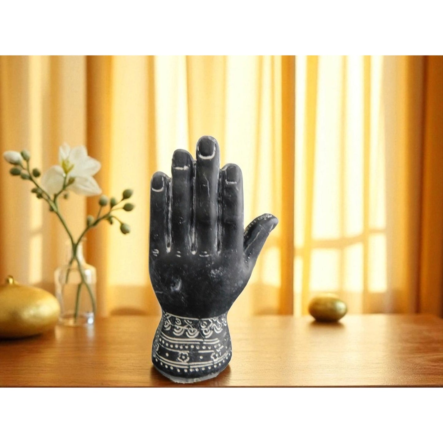 Mystical Witchy Palmistry Hand Statue Palm Reading Boho Psychic Decor 5"