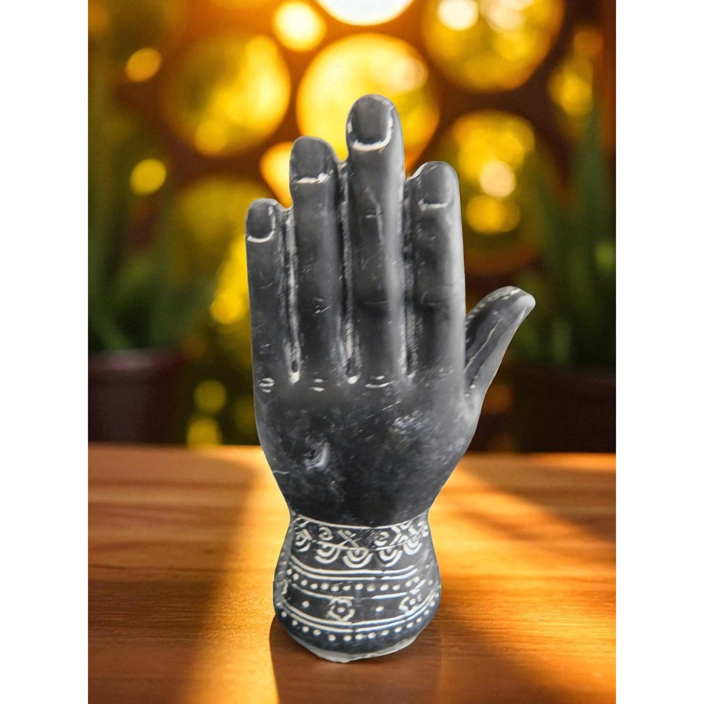 Mystical Witchy Palmistry Hand Statue Palm Reading Boho Psychic Decor 5"