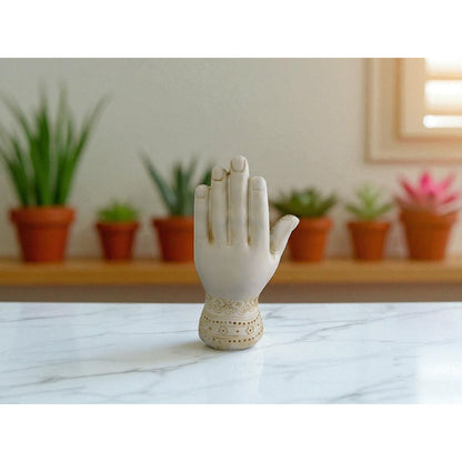 Mystical Witchy Palmistry Hand Statue Palm Reading Boho Psychic Decor 5"