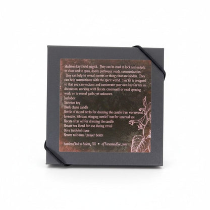 Hecate Enchanted Key DIY Kit - Crossroads & Divination - Glass Oil