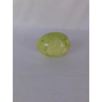Green Stone Egg Polished Crystal 0.49 Lb Palm Stone Witch Altar Decor Display