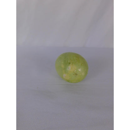 Green Stone Egg Polished Crystal 0.49 Lb Palm Stone Witch Altar Decor Display