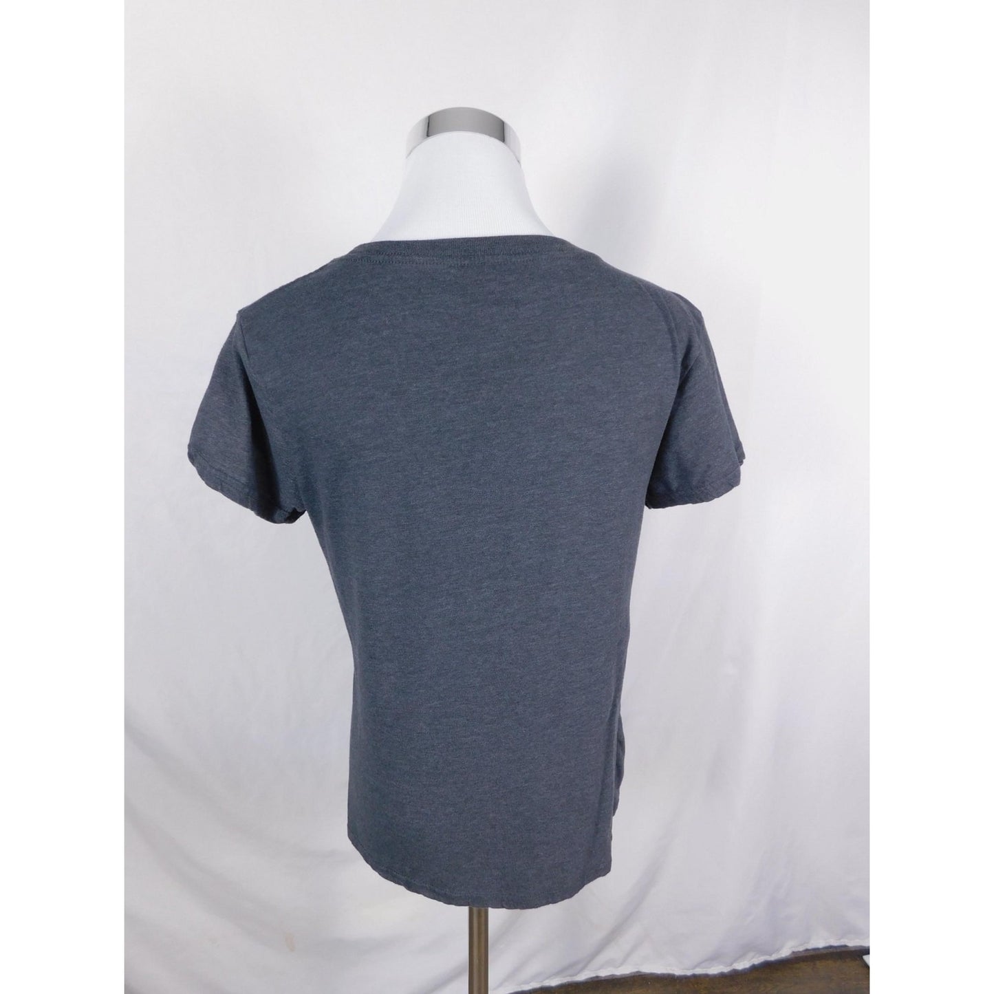 Crazy Dog T-Shirts Shirt Womens Medium Gray Still Plays With Dolls Voodoo Tee