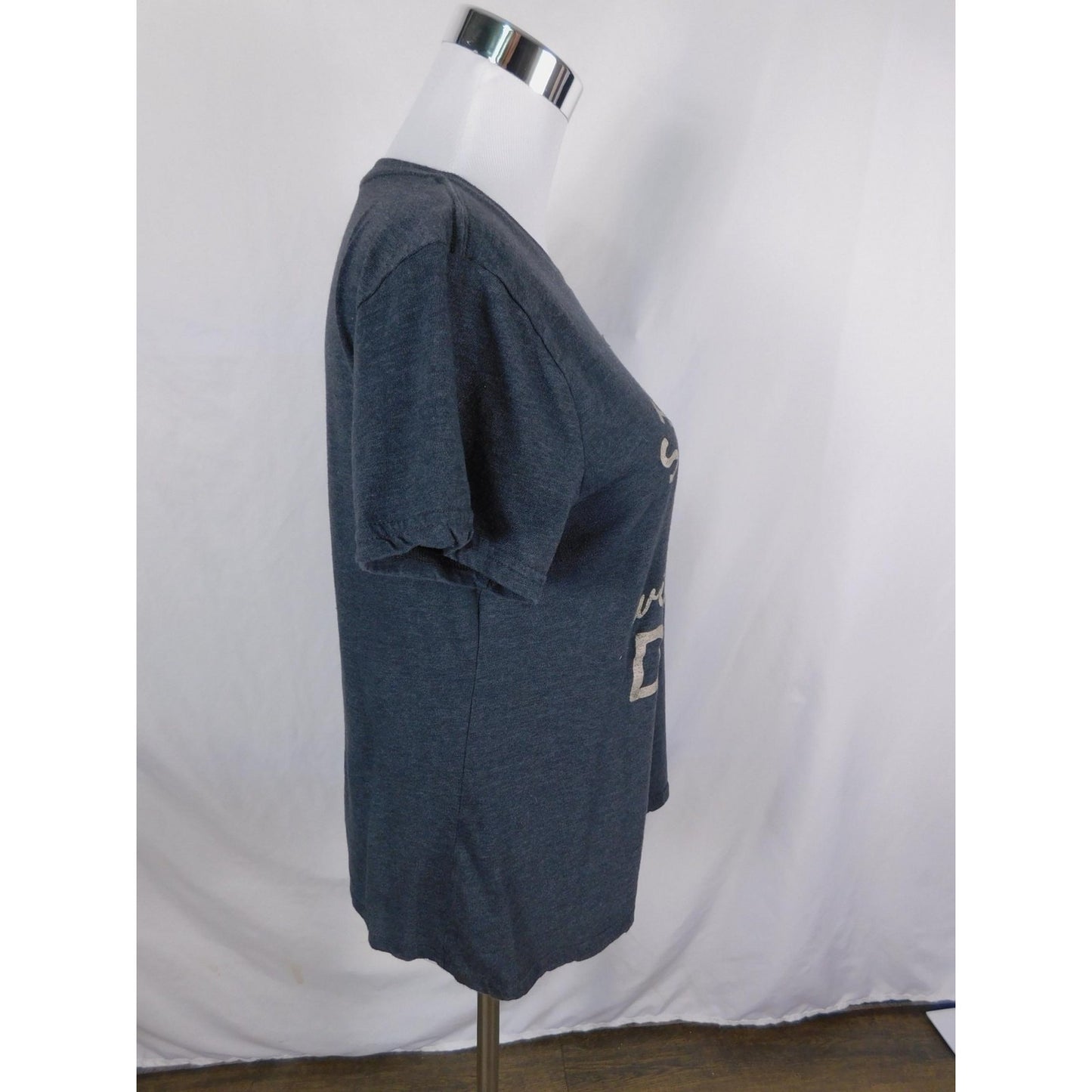 Crazy Dog T-Shirts Shirt Womens Medium Gray Still Plays With Dolls Voodoo Tee