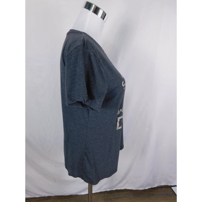 Crazy Dog T-Shirts Shirt Womens Medium Gray Still Plays With Dolls Voodoo Tee