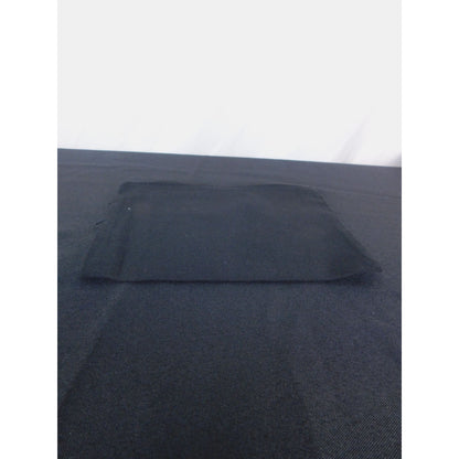 Celestial Canvas Zipper Pouch 9" x 7" Sun & Moon Design Black & Gold