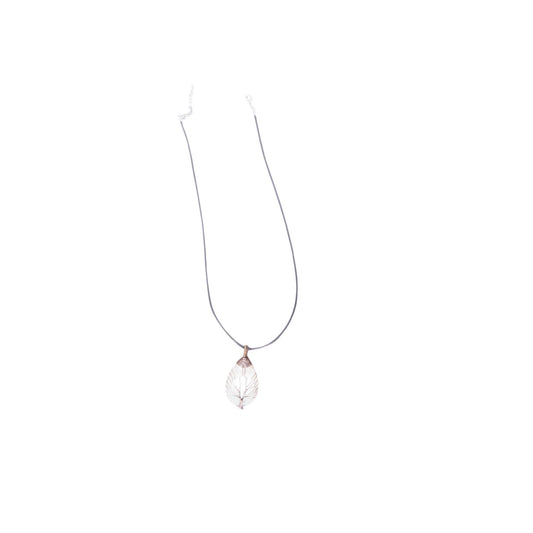 Rose Quartz Tree of Life Pendant Necklace Wire Wrapped Pink Crystal Teardrop