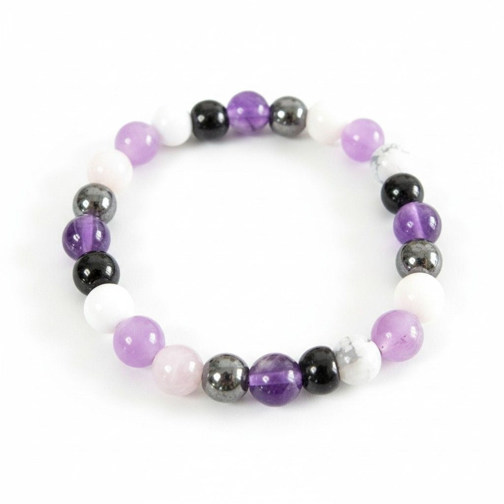 Anti-Anxiety Calming Bracelet 8mm Gems - New - Witchcore Ethereal
