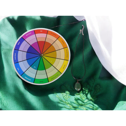 Green Aventurine Tree of Life Pendant Necklace Healing Crystal Jewelry 18" Cord