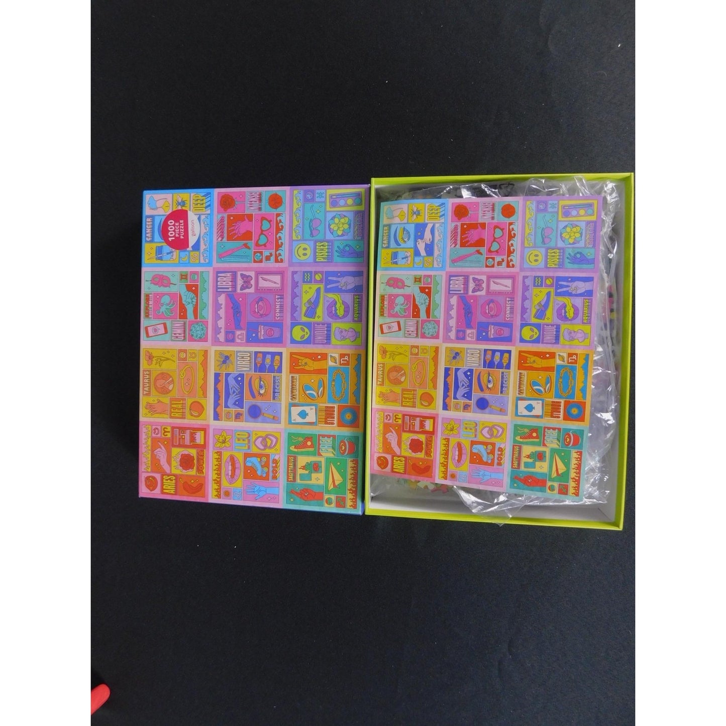 Galison Zodiac Power 1000pc Puzzle 27x20" Astrology New