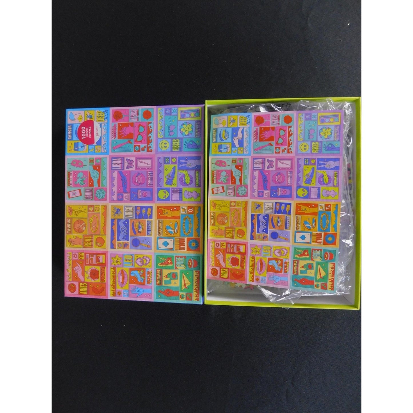 Galison Zodiac Power 1000pc Puzzle 27x20" Astrology New