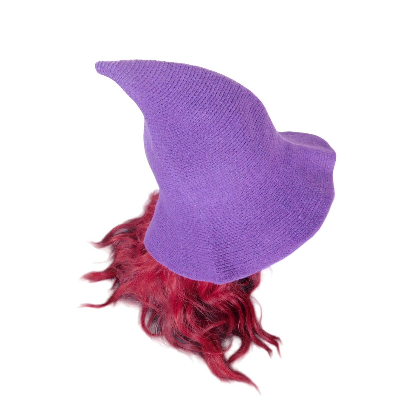 Purple Woven Wool Blend Witch Hat - Adult Ritual & Everyday Wear - New