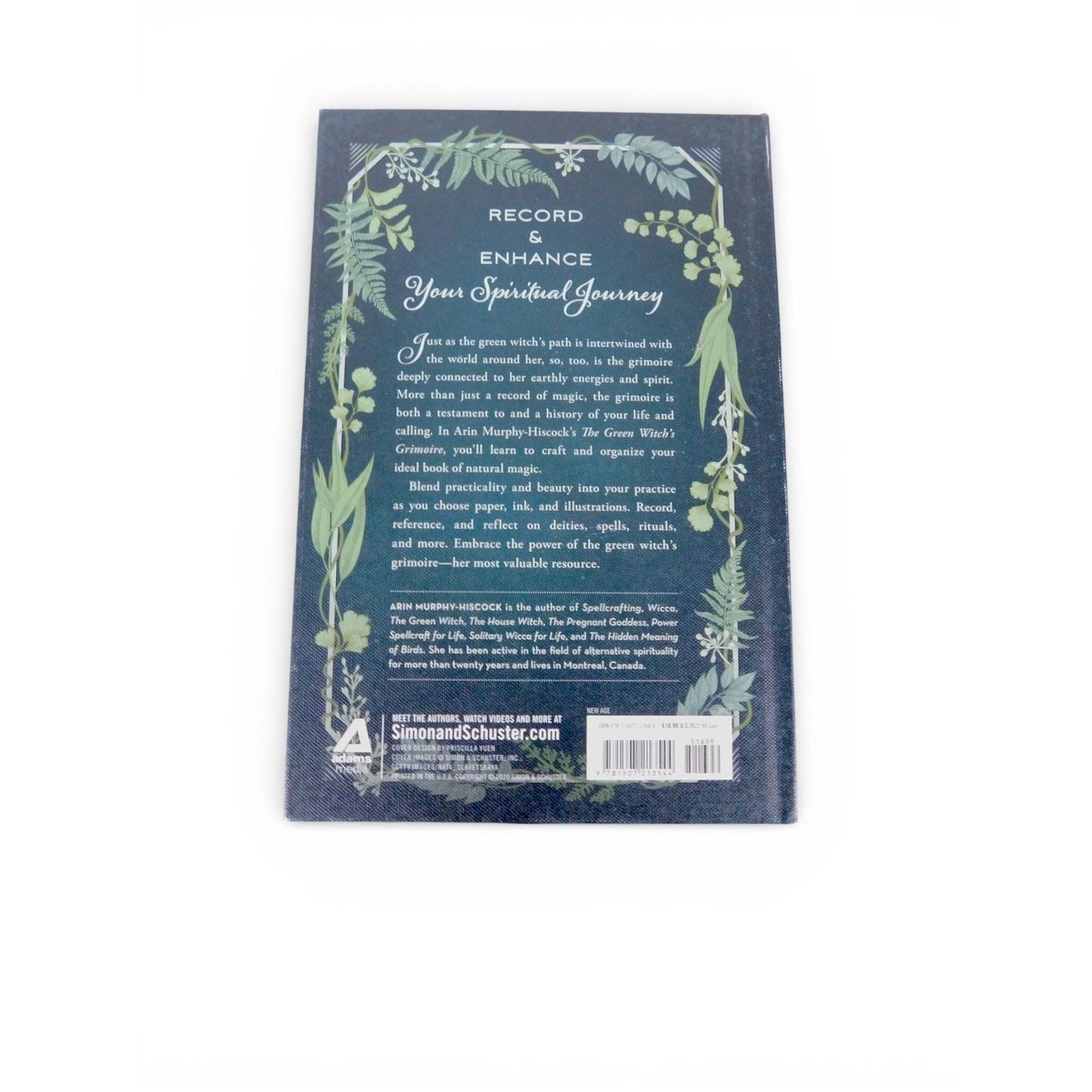 The Green Witch's Grimoire Arin Murphy-Hiscock Adams Blue HC Magic Wicca Occult