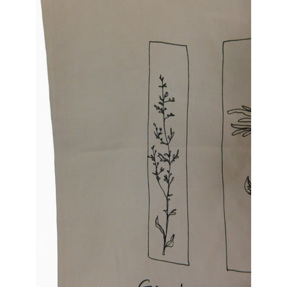 Floral Quote Tote Bag Womens Medium Beige Canvas Good Things Are Coming Eco