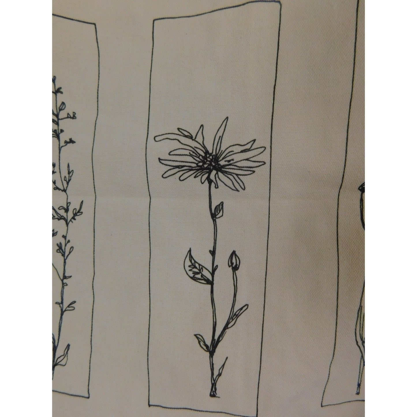 Floral Quote Tote Bag Womens Medium Beige Canvas Good Things Are Coming Eco