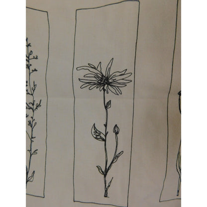 Floral Quote Tote Bag Womens Medium Beige Canvas Good Things Are Coming Eco