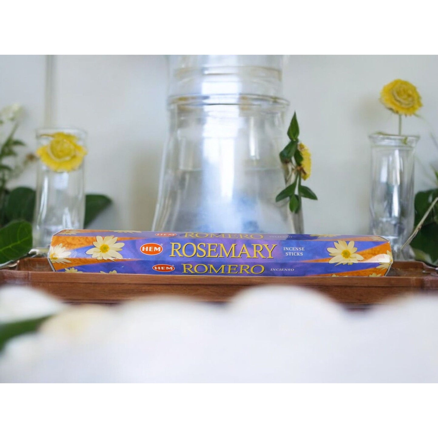 HEM Rosemary Incense Sticks Herbal Witchy Aromatherapy Meditation