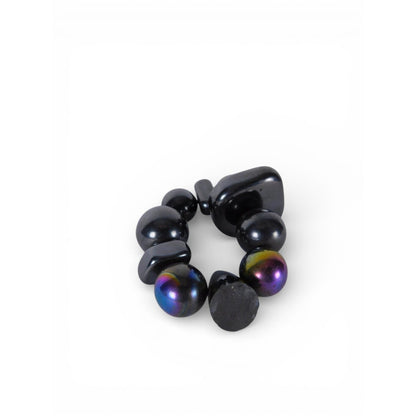 Iridescent Rainbow Hematite Bead Set – Magnetic Finish Jewelry Beads Loose Mix