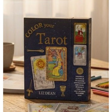 Color Your Tarot Deck Book Set Liz Dean Intuitive