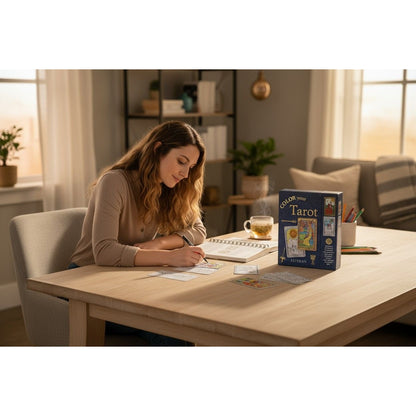 Color Your Tarot Deck Book Set Liz Dean Intuitive