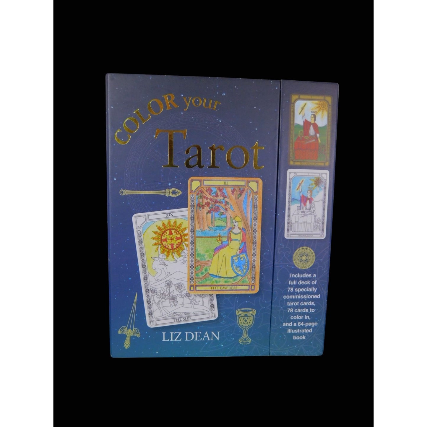 Color Your Tarot Deck Book Set Liz Dean Intuitive