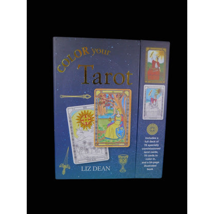Color Your Tarot Deck Book Set Liz Dean Intuitive